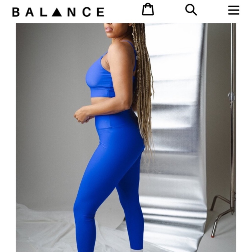 Liquid Metal Pant- Cobalt